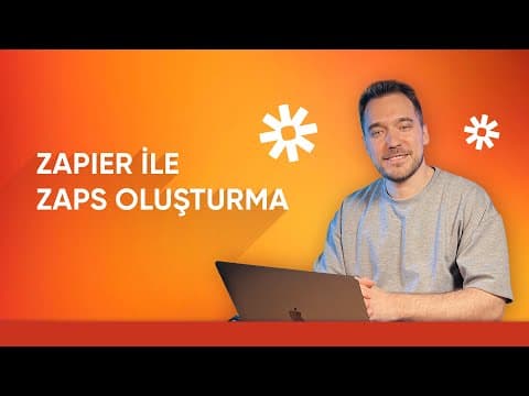 Zapier ile Zaps Oluşturma