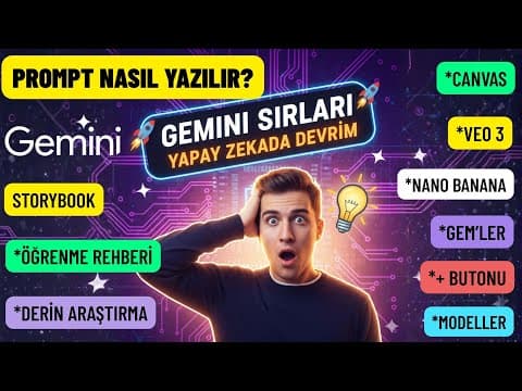 Gemini: Öğretmen ve Öğrenciler İçin Prompt