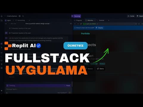 Replit AI | Fullstack Website Yapan Yapay Zeka