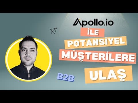 Apollo.io ile Potansiyel Müşterilere Ulaşma