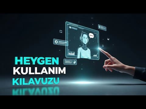 HeyGen ile Avatar Oluşturmayı Öğreniyoruz